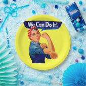 我々はそれを行うことができる – アーやる気を起こさせるト ペーパープレート (パーティー)