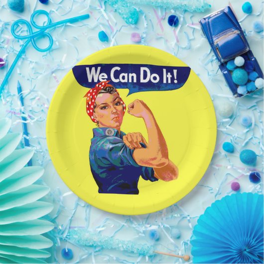 我々はそれを行うことができる – アーやる気を起こさせるト ペーパープレート (パーティー)