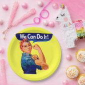 我々はそれを行うことができる – アーやる気を起こさせるト ペーパープレート (パーティー)