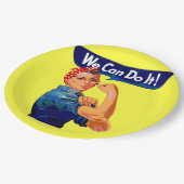 我々はそれを行うことができる – アーやる気を起こさせるト ペーパープレート (アングル)