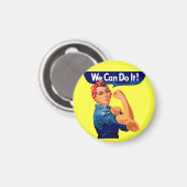 我々はそれを行うことができる – アーやる気を起こさせるト マグネット (正面/裏面)