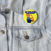 我々はそれを行うことができる – アーやる気を起こさせるト 缶バッジ (インサイチュ)