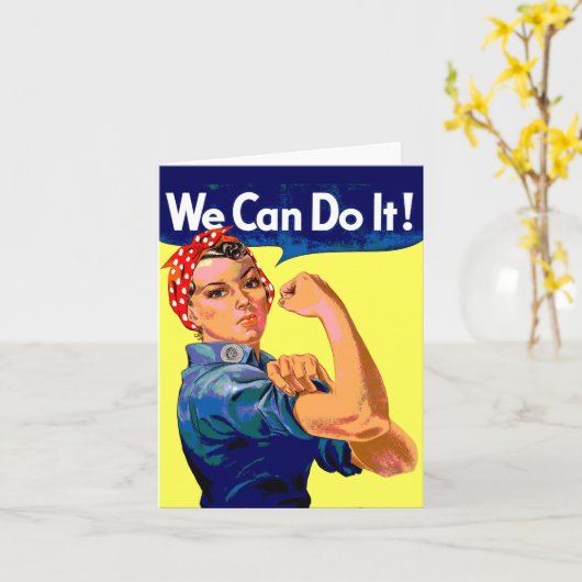 我々はそれを行うことができる カード (黄色い花)