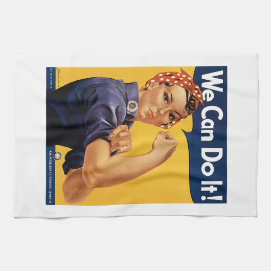 我々はそれを行うことができる キッチンタオル (横)