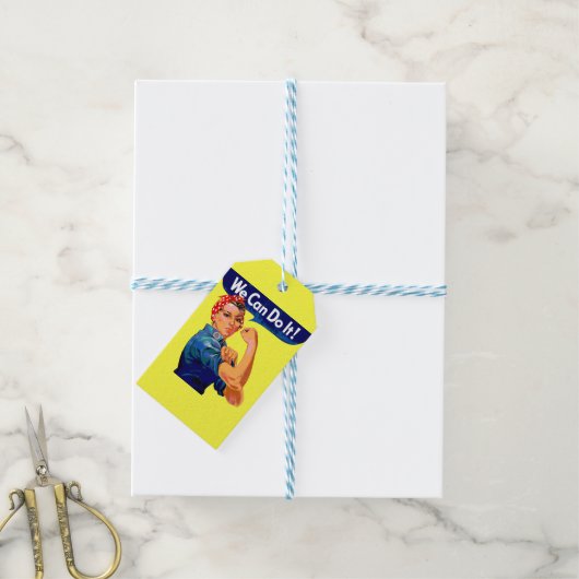 我々はそれを行うことができる ギフトタグ (より糸付き)