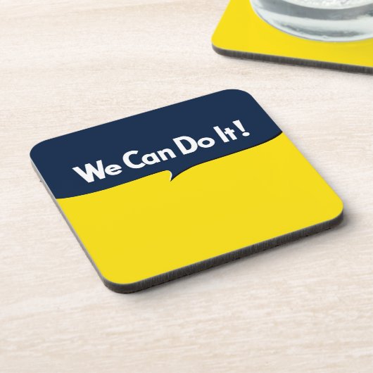 我々はそれを行うことができる コースター (左側)