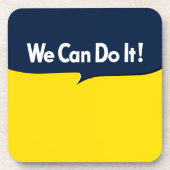 我々はそれを行うことができる コースター (正面)