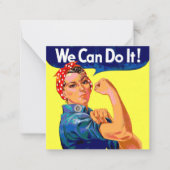 我々はそれを行うことができる ノートカード (正面)