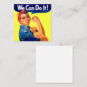 我々はそれを行うことができる ノートカード (正面/裏面)