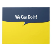 我々はそれを行うことができる ノートパッド (正面)