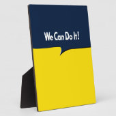 我々はそれを行うことができる フォトプラーク (側面)