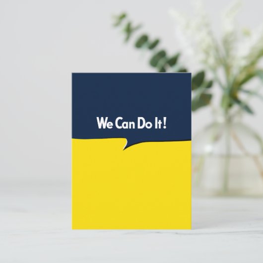 我々はそれを行うことができる ポストカード (スタンド正面)