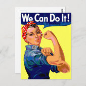 我々はそれを行うことができる ポストカード (正面/裏面)