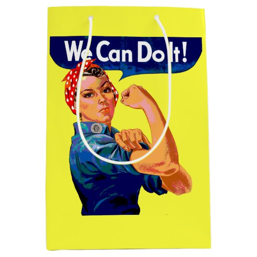 我々はそれを行うことができる ミディアムペーパーバッグ (正面)