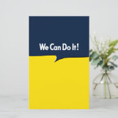 我々はそれを行うことができる 便箋 (スタンド正面)