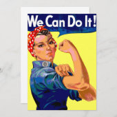 我々はそれを行うことができる 招待状 (正面/裏面)