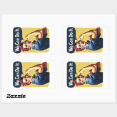 我々はそれを行うことができる | 有名なフェミニズム 長方形シール (シート)