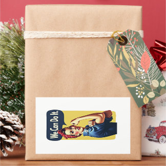 我々はそれを行うことができる | 有名なフェミニズム 長方形シール