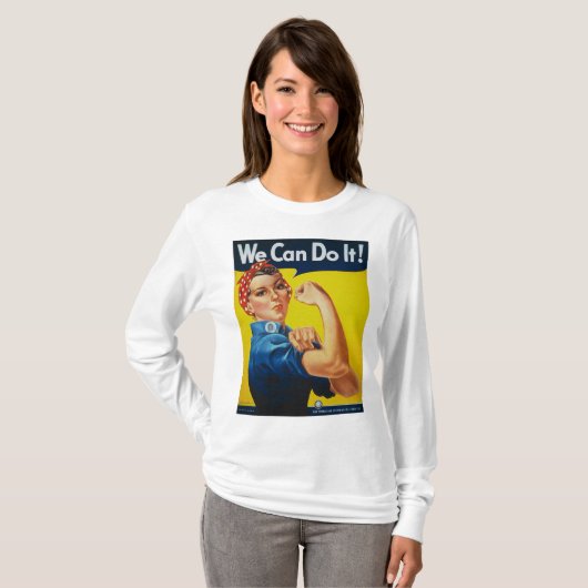 我々はそれを行うことができる Tシャツ (正面フル)