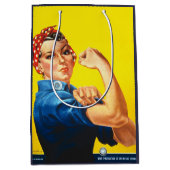 我々はそれを行うことができるRosie the Riveter ミディアムペーパーバッグ (正面)