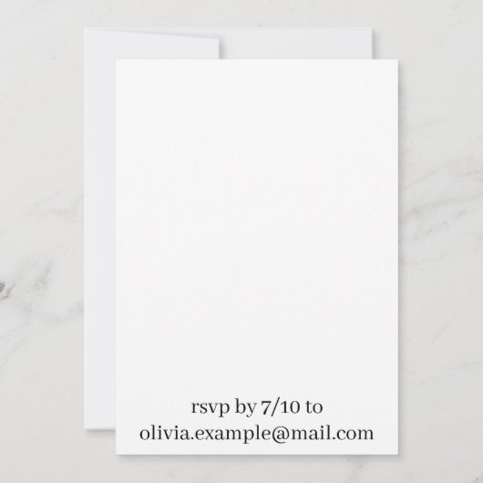 我々はそれを行う – 牧草地キスをするでカップル 招待状 (裏面)