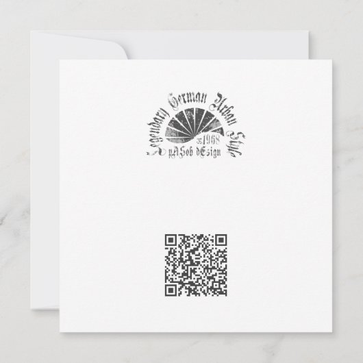 我々はそれを行う – 牧草地キスをするでカップル 招待状 (裏面)