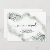 我々はほこりっぽいグリーンパームフロントニューホームを移動 案内ポストカード (正面/裏面)