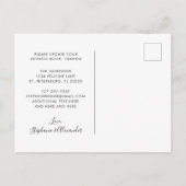 我々はほこりっぽいグリーンパームフロントニューホームを移動 案内ポストカード (裏面)