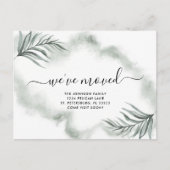 我々はほこりっぽいグリーンパームフロントニューホームを移動 案内ポストカード (正面)