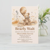 我々はほとんど夢のような赤ちゃんシャワー招待状を待つ 招待状 (スタンド正面)