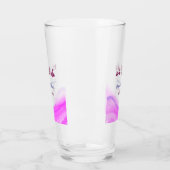 我々はまだピンクの紫色の水色のグリッター輝きを行う タンブラーグラス (左)