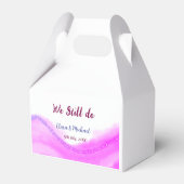 我々はまだピンクの紫色の水色のグリッター輝きを行う フェイバーボックス (裏面サイド)