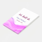 我々はまだピンクの紫色の水色のグリッター輝きを行う ポストイット (アングル)