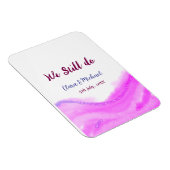 我々はまだピンクの紫色の水色のグリッター輝きを行う マグネット (右側)