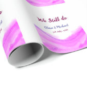 我々はまだピンクの紫色の水色のグリッター輝きを行う ラッピングペーパー (ロールコーナー)