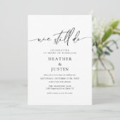 我々はまだ写真の結婚誓いの更新招待状をする セーブザデート (スタンド正面)