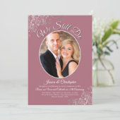 我々はまだ埃の多いバラ・結婚シルバーの誓いを更新する 招待状 (スタンド正面)