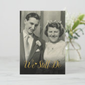 我々はまだ年結婚別写真を撮る 招待状 (スタンド正面)