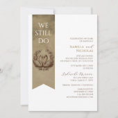 我々はまだ秋の記念日を招待状 招待状 (正面)