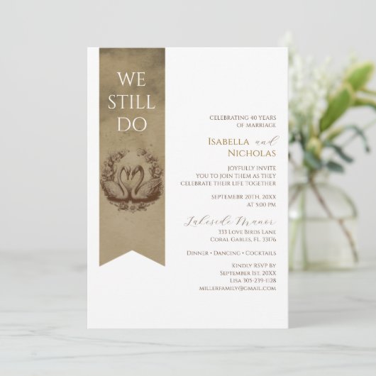 我々はまだ秋の記念日を招待状 招待状 (スタンド正面)