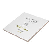 我々はまだ結婚の記念日のグシンプルレイ金ゴールド タイル (側面)