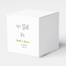 我々はまだ結婚の記念日のグシンプルレイ金ゴールド フェイバーボックス