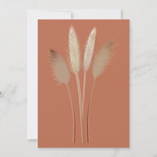 我々はまだ結婚の記念日の更新を行う 招待状 (裏面)