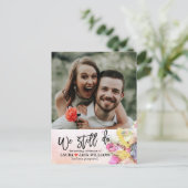 我々はまだ結婚延期された写真 案内ポストカード (スタンド正面)