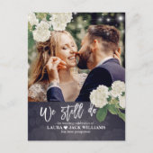 我々はまだ結婚延期された写真 案内ポストカード (正面)