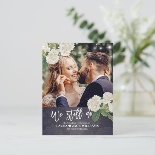 我々はまだ結婚延期された写真 案内ポストカード (スタンド正面)