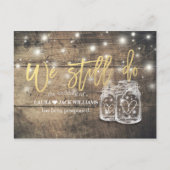 我々はまだ結婚延期を行う 案内ポストカード (正面)