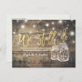 我々はまだ結婚延期を行う 案内ポストカード (正面/裏面)