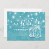 我々はまだ結婚延期メーソンJarsフローラ 案内ポストカード (正面/裏面)