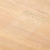 我々はまだ結婚誓いを更新する アクリル招待状 (レイダウン)